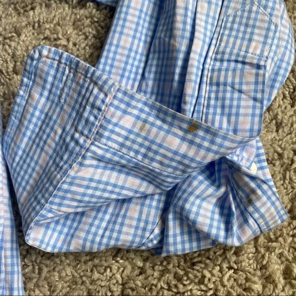 Vineyard Vines Men’s Small Button Down blue pink - Picture 6 of 9